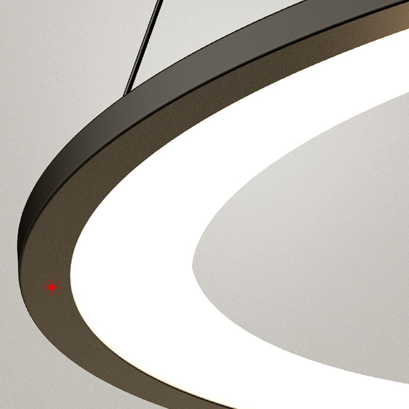 Acrylic Double Layer Pendant Light for Living Room