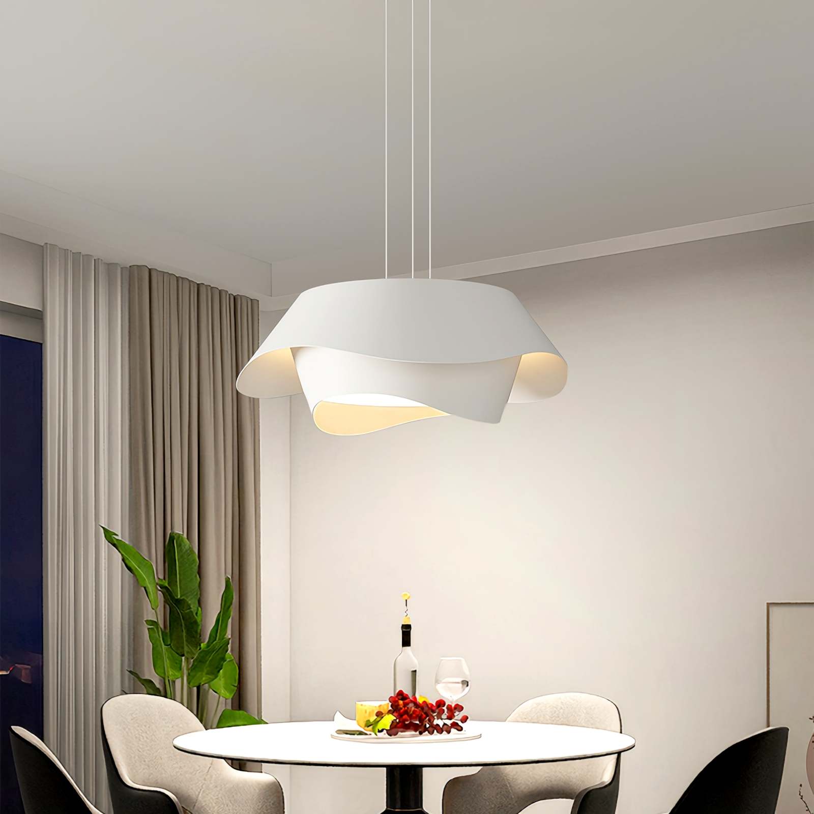 Feyran Flower Shaped Acrylic Pendant Light for Dining Room