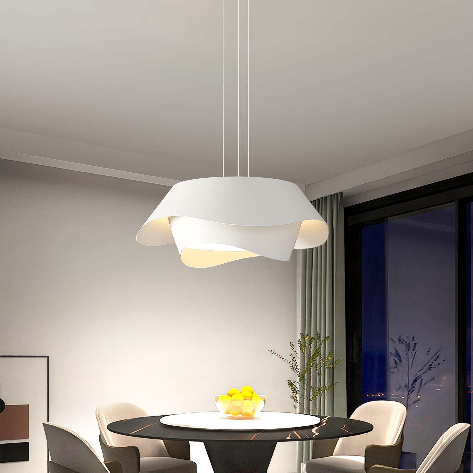 Feyran Flower Shaped Acrylic Pendant Light for Dining Room
