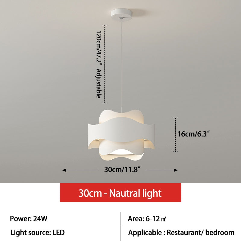 Feyran Round High Transparent Acrylic Pendant Light