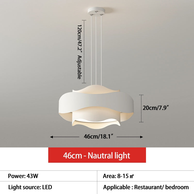 Feyran Round High Transparent Acrylic Pendant Light