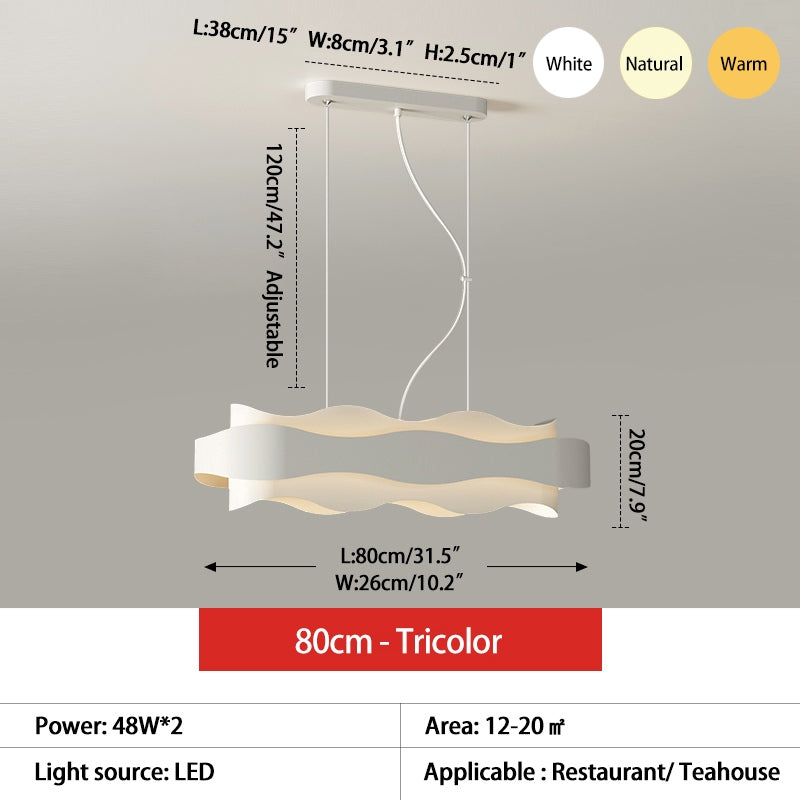Feyran Long High-Transmission Acrylic Pendant Lamp
