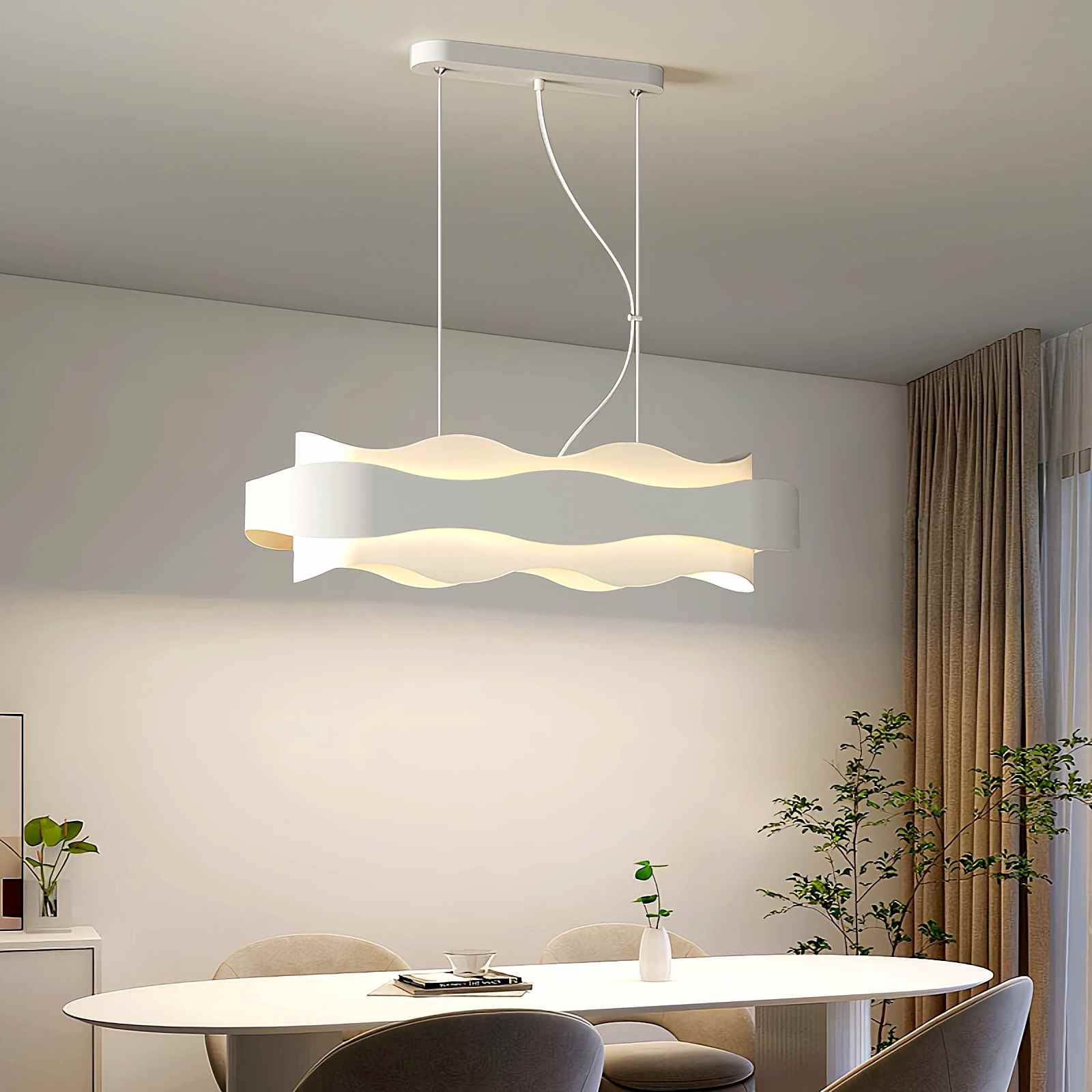 Feyran Long High-Transmission Acrylic Pendant Lamp