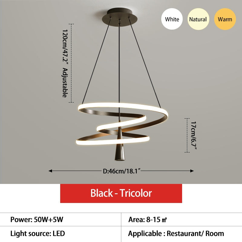 Feyran Acrylic Ring Spotlight Chandelier