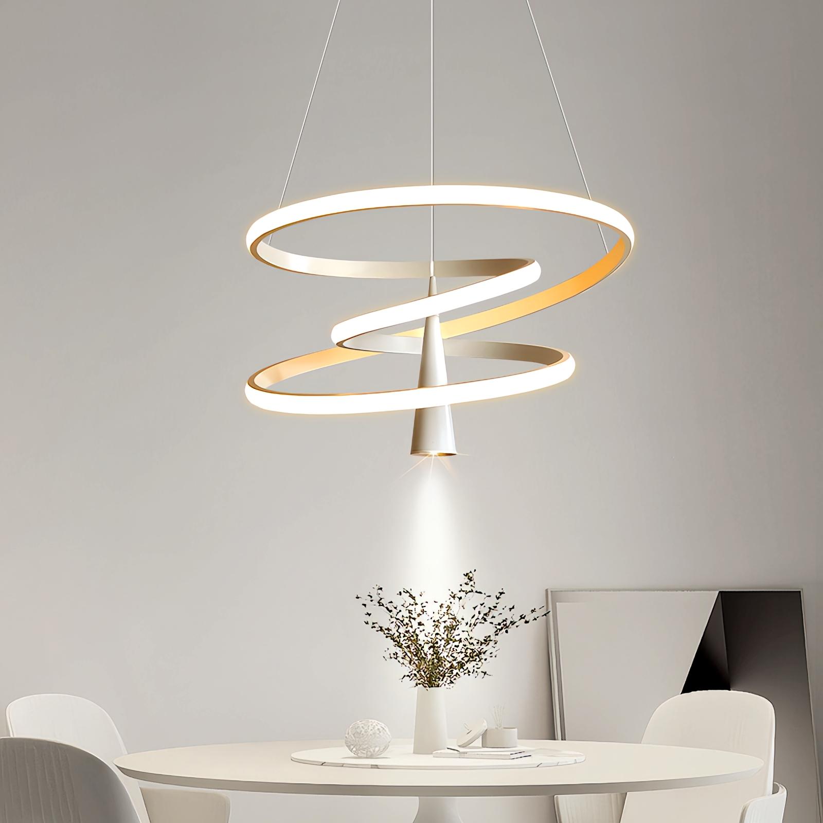 Feyran Acrylic Ring Spotlight Chandelier