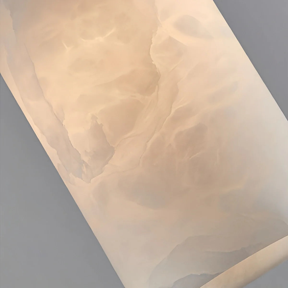 Feyran All Copper Geometric Spanish Alabaster Pendant Light