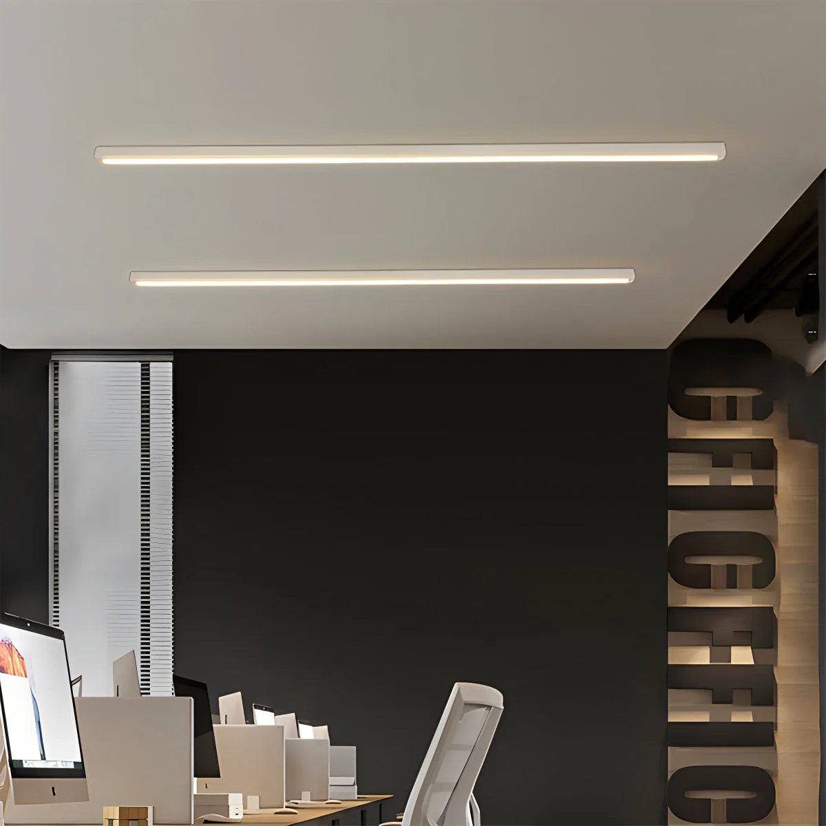Feyran Dimmable Long Linear Ceiling Light