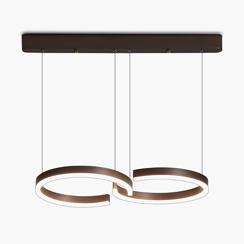 Feyran Nordic Light Luxury Double C Pendant Light