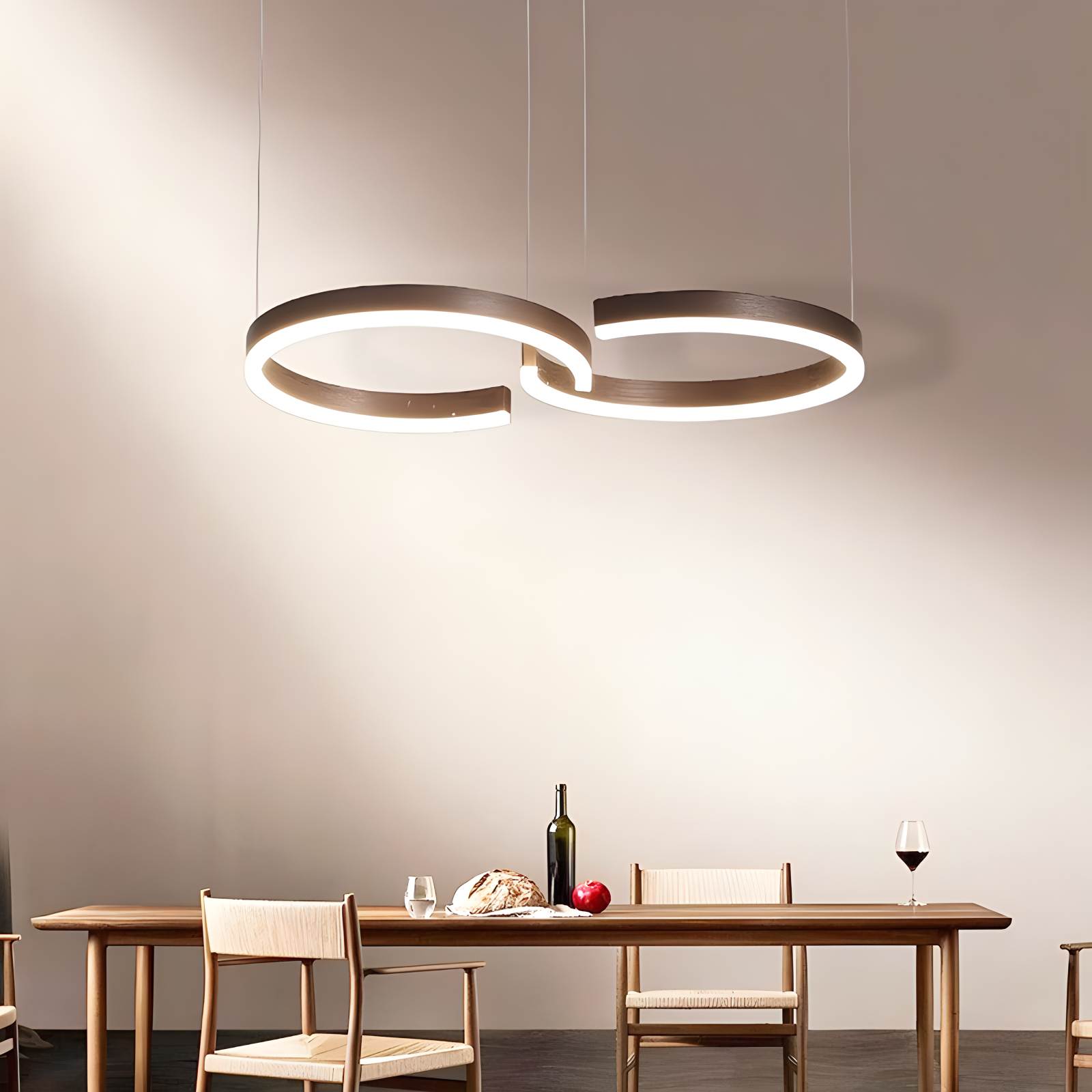 Feyran Nordic Light Luxury Double C Pendant Light