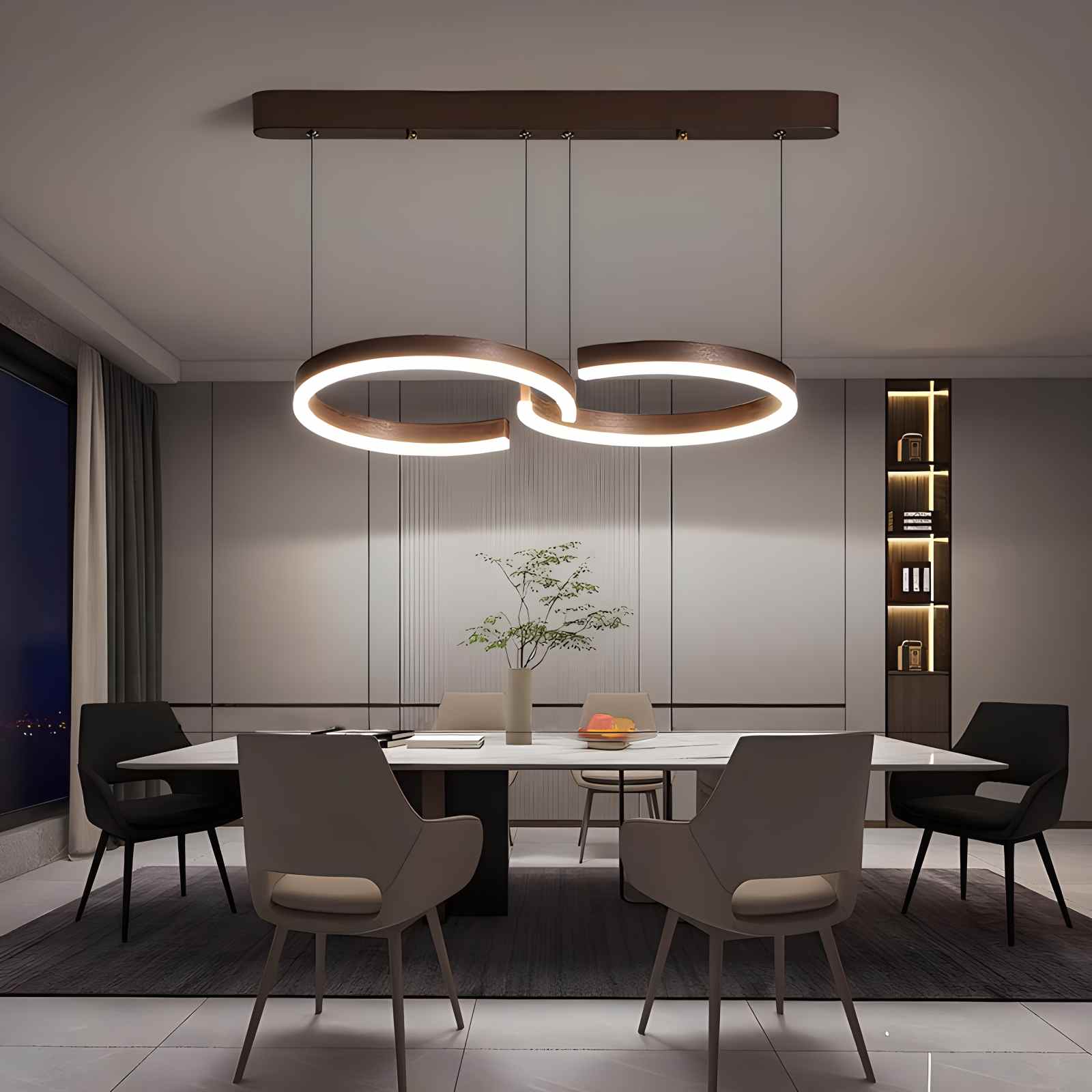Feyran Nordic Light Luxury Double C Pendant Light
