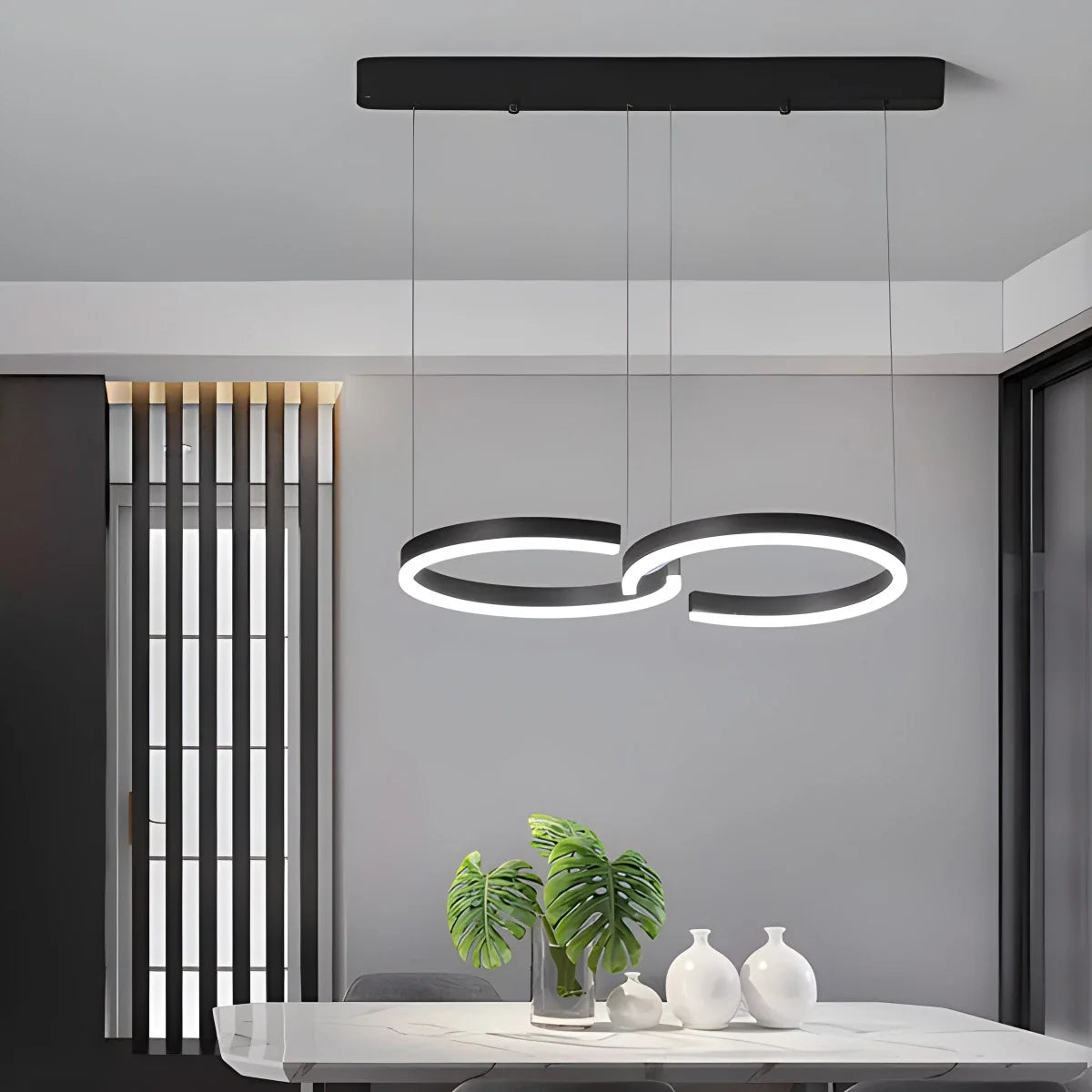 Feyran Nordic Light Luxury Double C Pendant Light