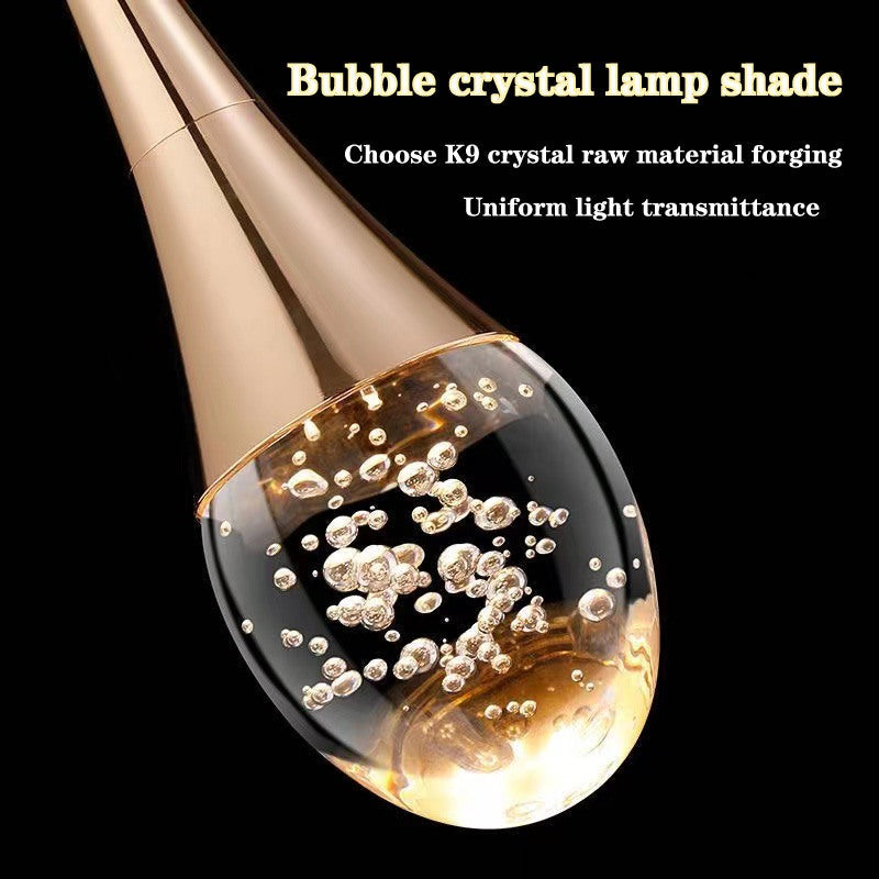 Feyran Luxury Water Drop Pendant Chandelier for Living Room