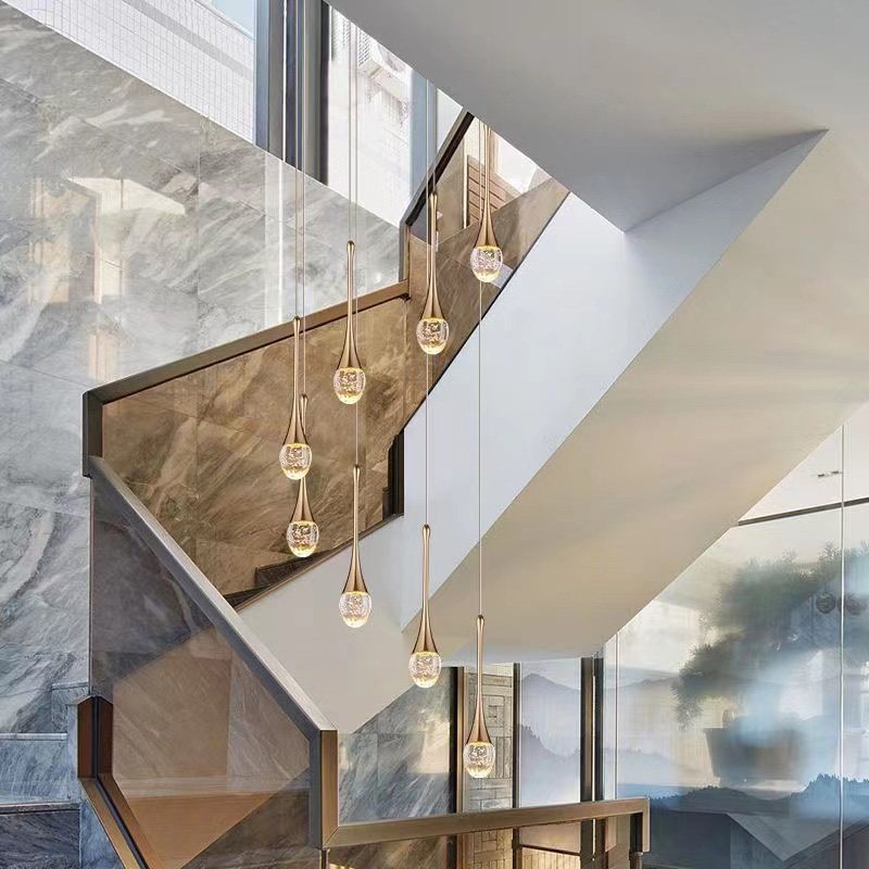 Feyran Luxury Water Drop Pendant Chandelier for Living Room
