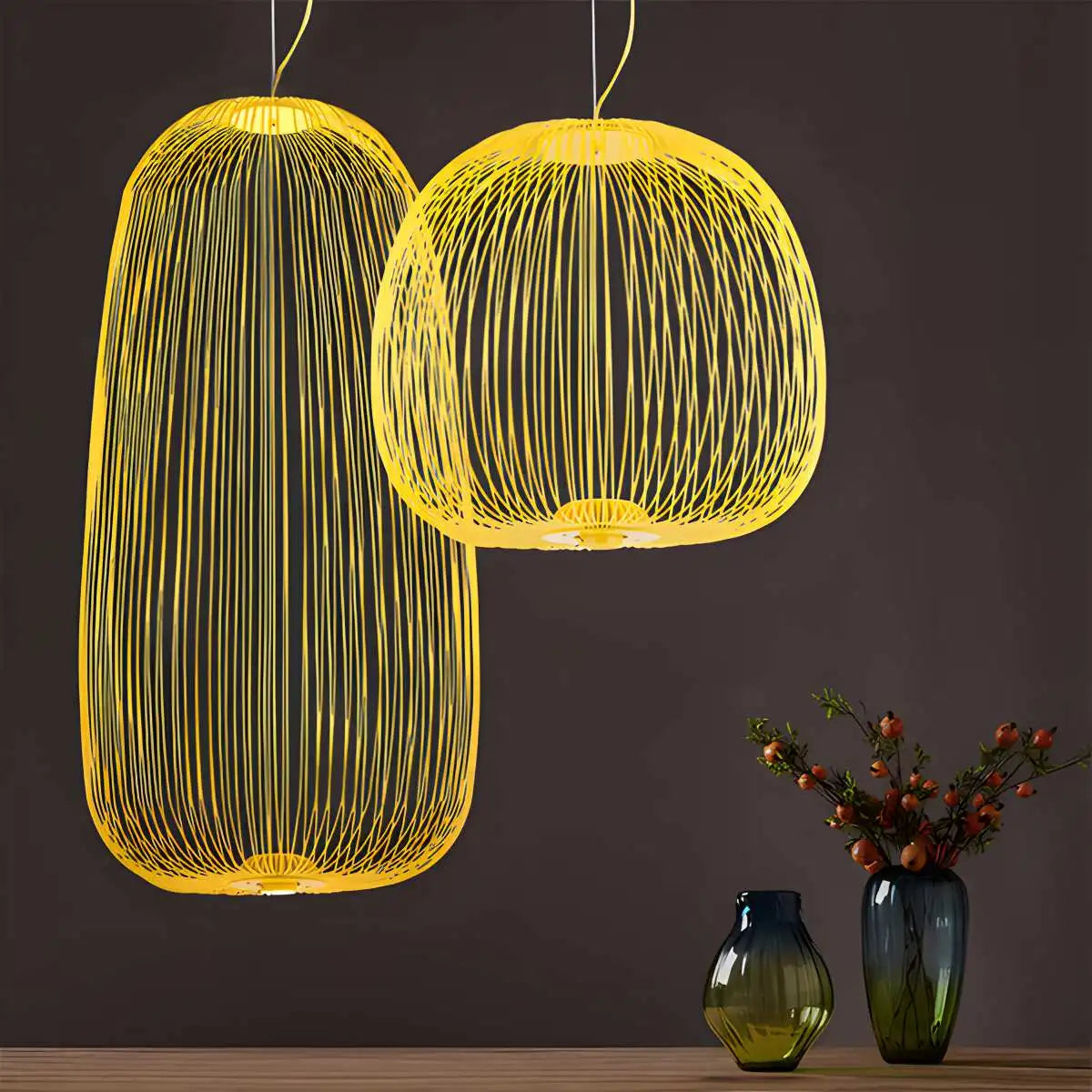 Feyran Foscarini Spokes Bird Cage Pendant Light