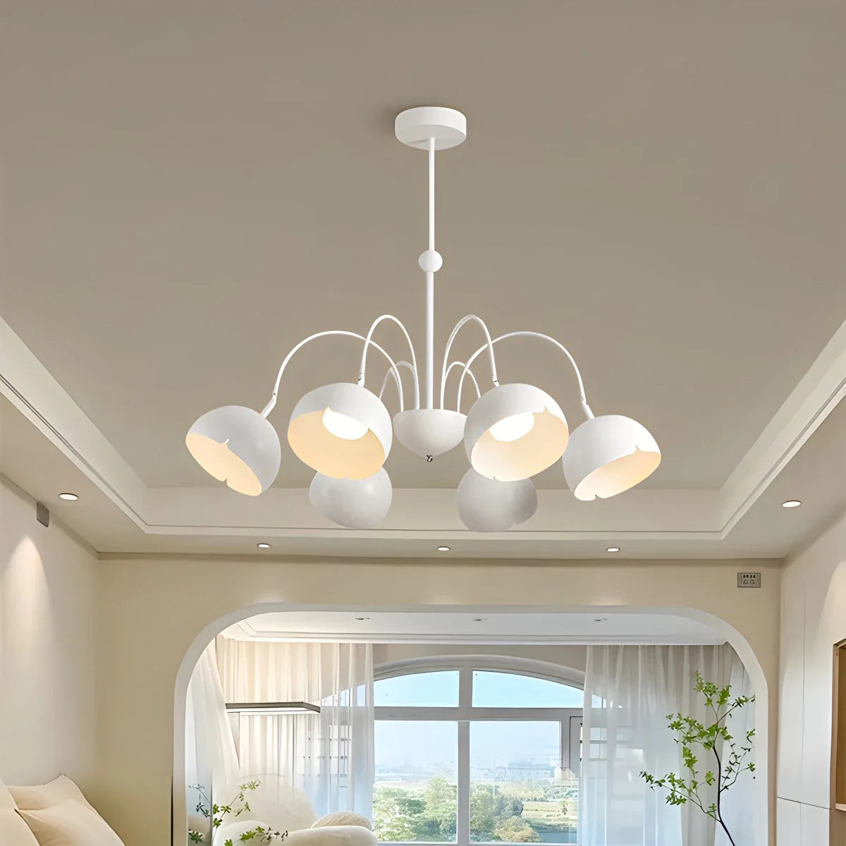 Feyran French Flower Shaped Chandelier