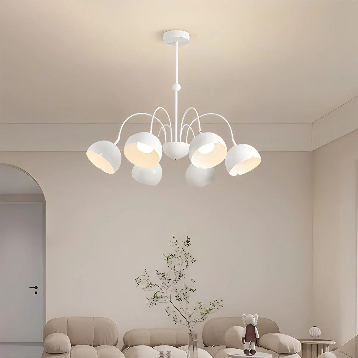 Feyran French Flower Shaped Chandelier