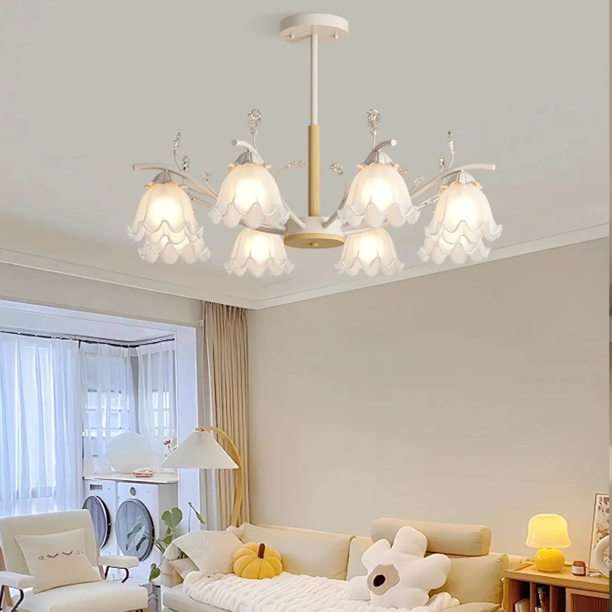 Feyran Creative Lily of the Valley Flower Chandelier