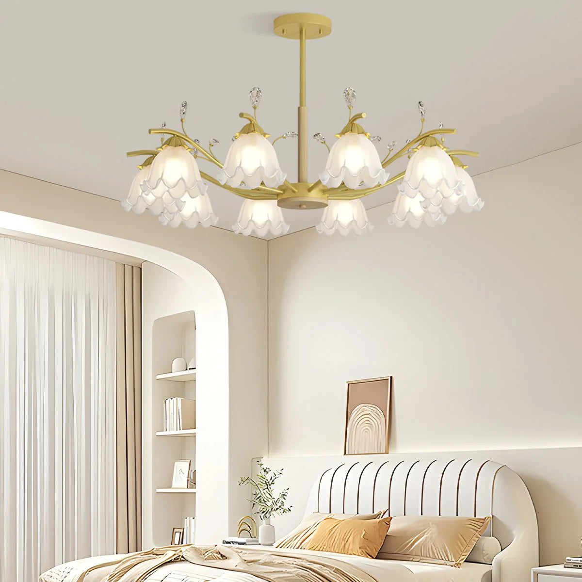 Feyran Creative Lily of the Valley Flower Chandelier
