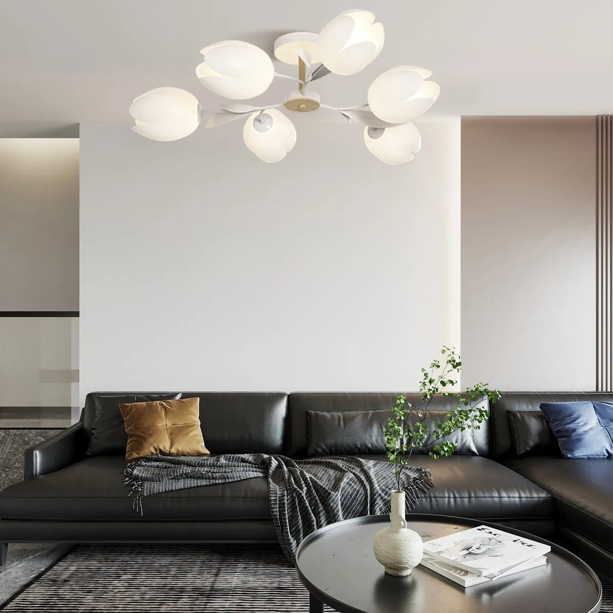 Feyran Magnolia Bud Living Room Chandelier