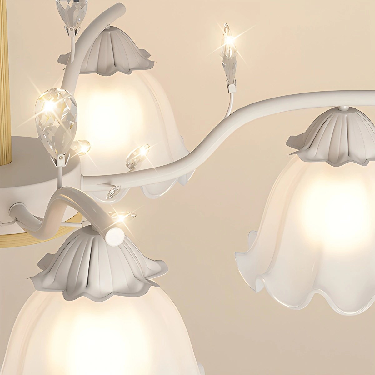 Feyran Creative Lily of the Valley Flower Chandelier