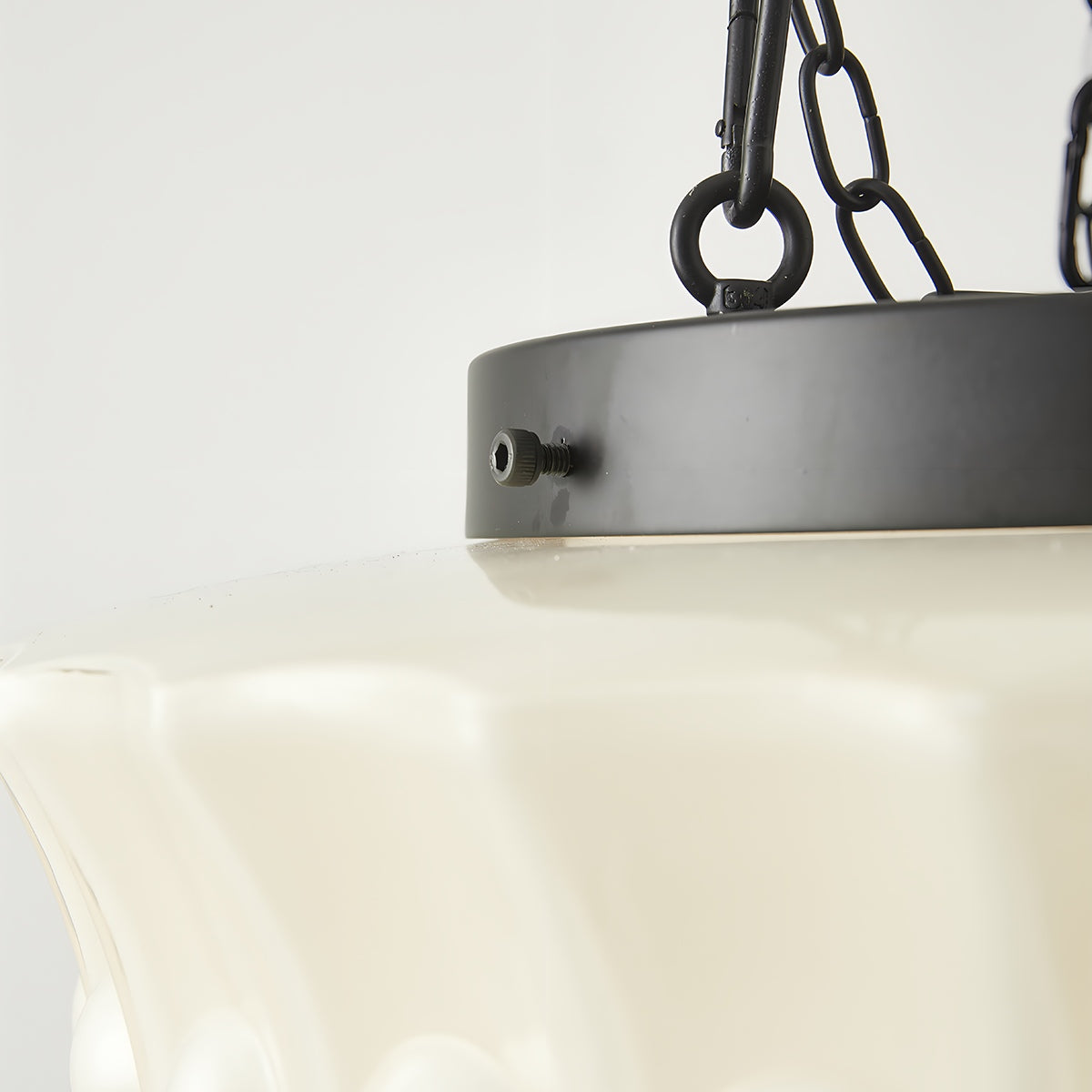 Feyran Hailie Vintage French Dome Pendant Light for Living Room