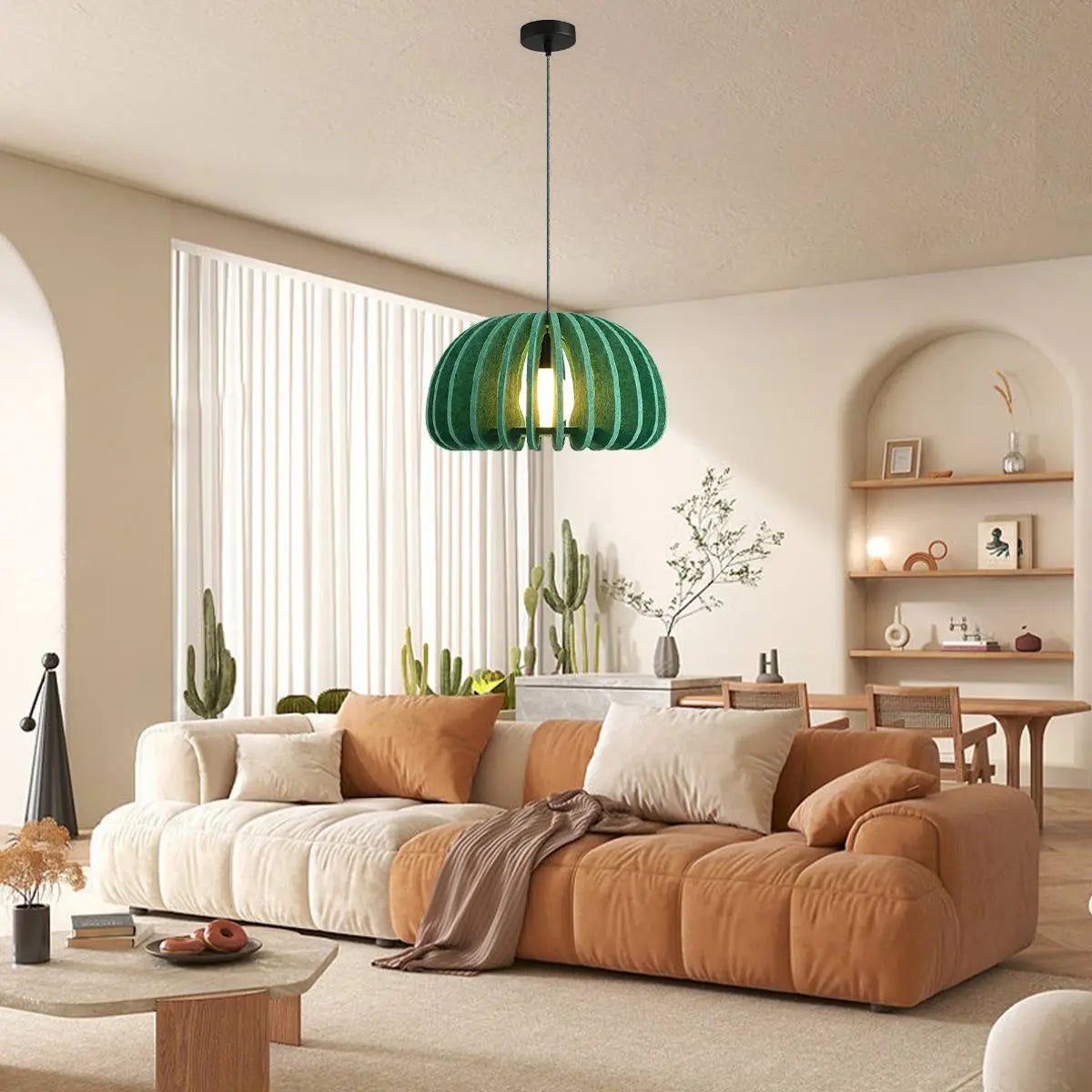 Feyran Half Circle Ball Birdcage Acoustic Pendant Light