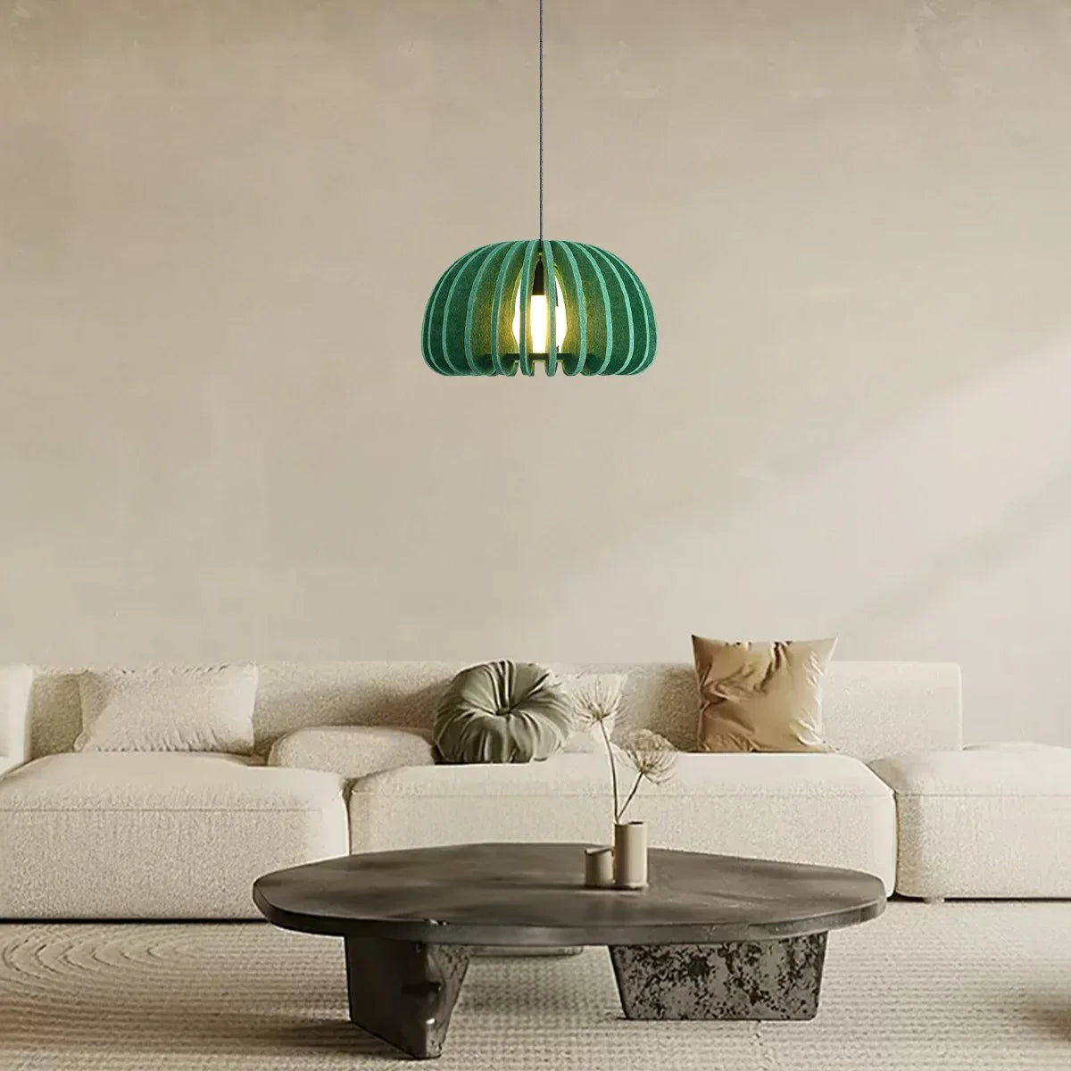 Feyran Half Circle Ball Birdcage Acoustic Pendant Light