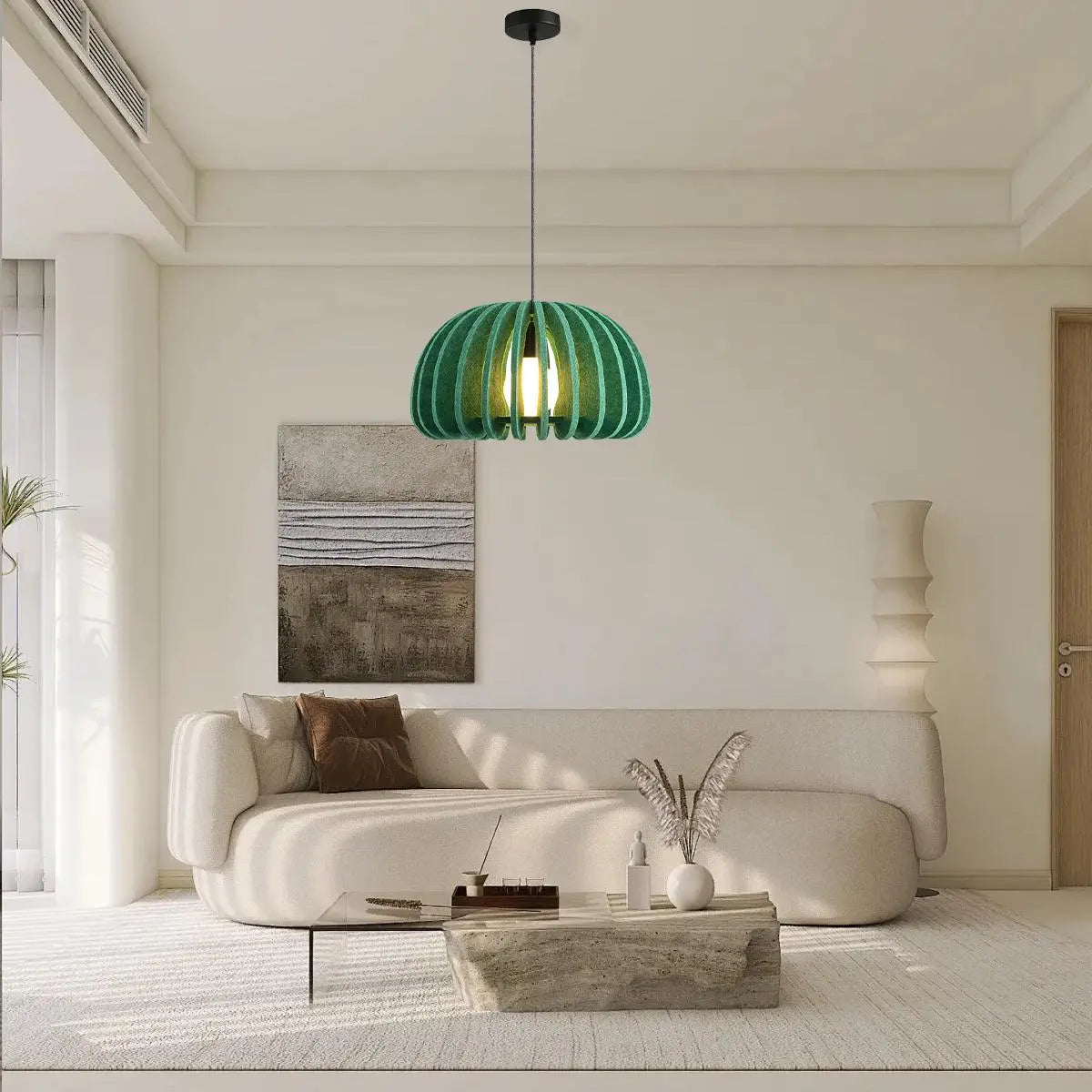 Feyran Half Circle Ball Birdcage Acoustic Pendant Light