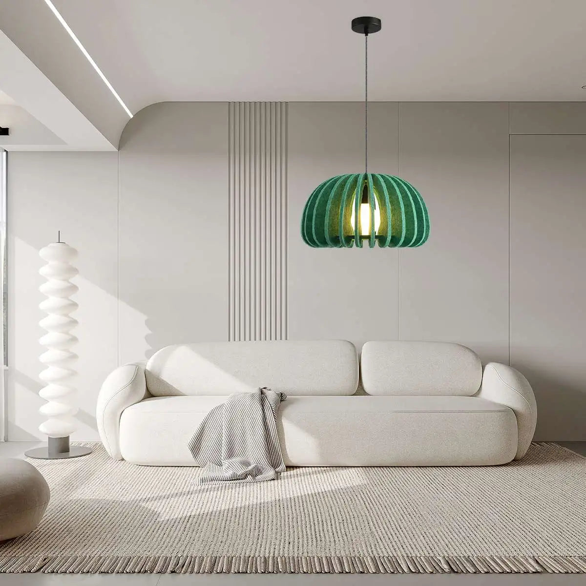 Feyran Half Circle Ball Birdcage Acoustic Pendant Light