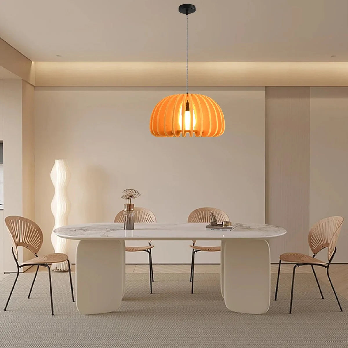 Feyran Half Circle Ball Birdcage Acoustic Pendant Light
