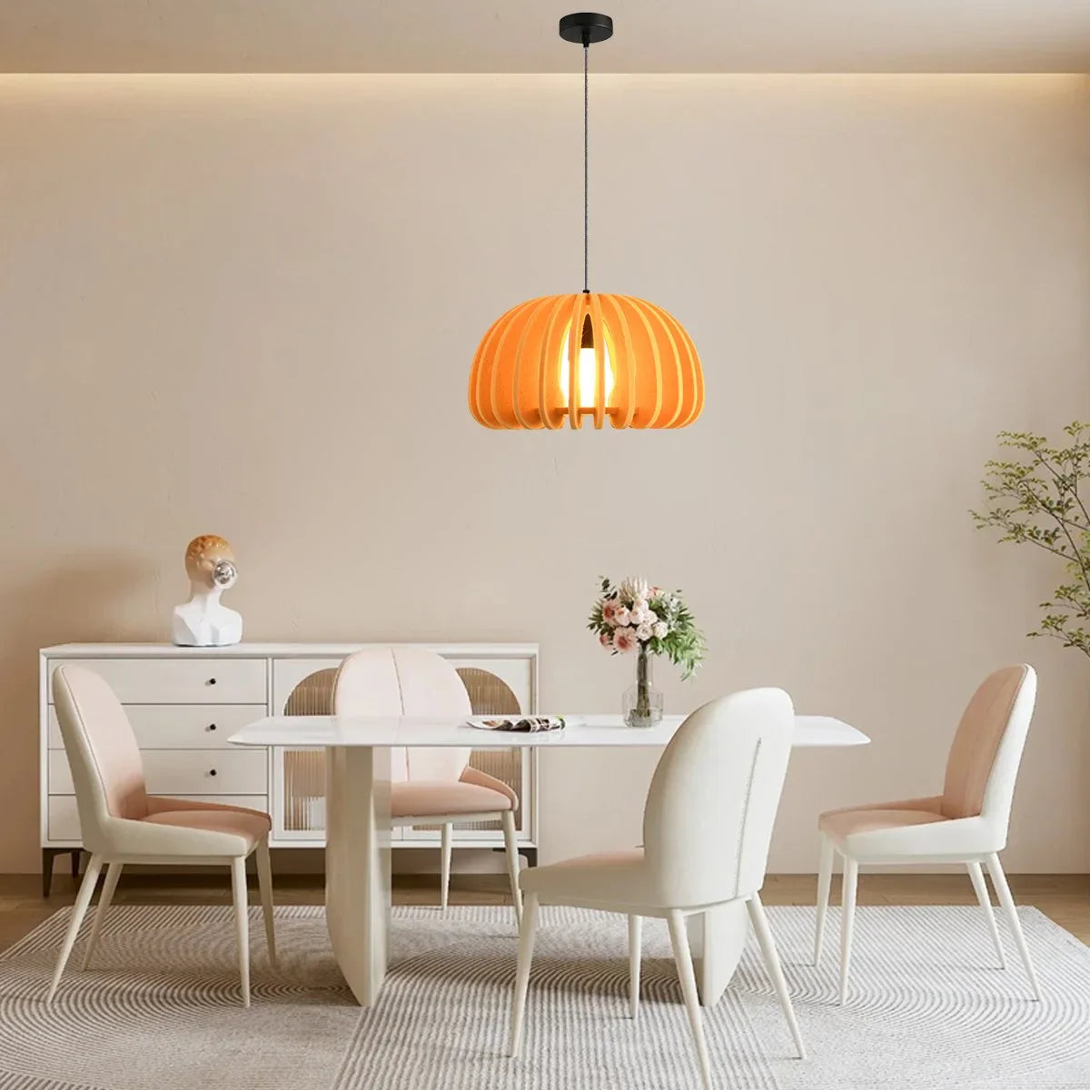 Feyran Half Circle Ball Birdcage Acoustic Pendant Light