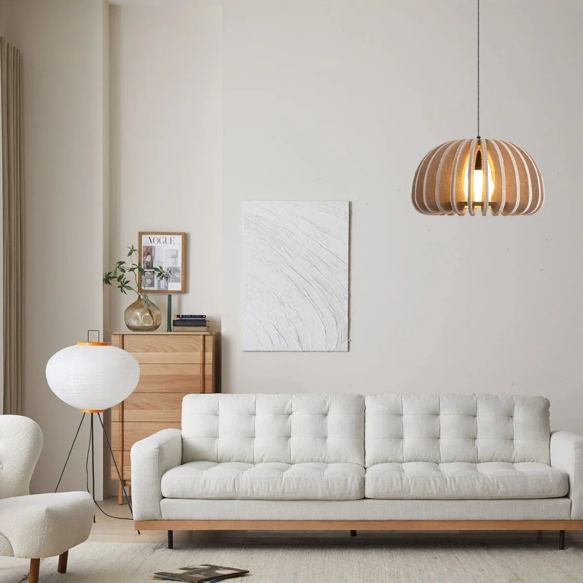 Feyran Half Circle Ball Birdcage Acoustic Pendant Light