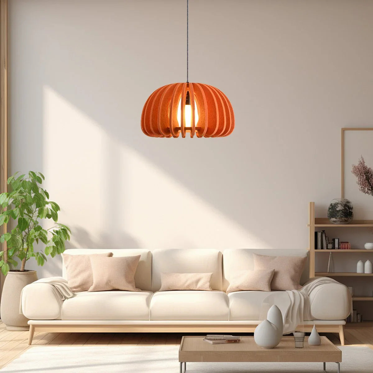 Feyran Half Circle Ball Birdcage Acoustic Pendant Light