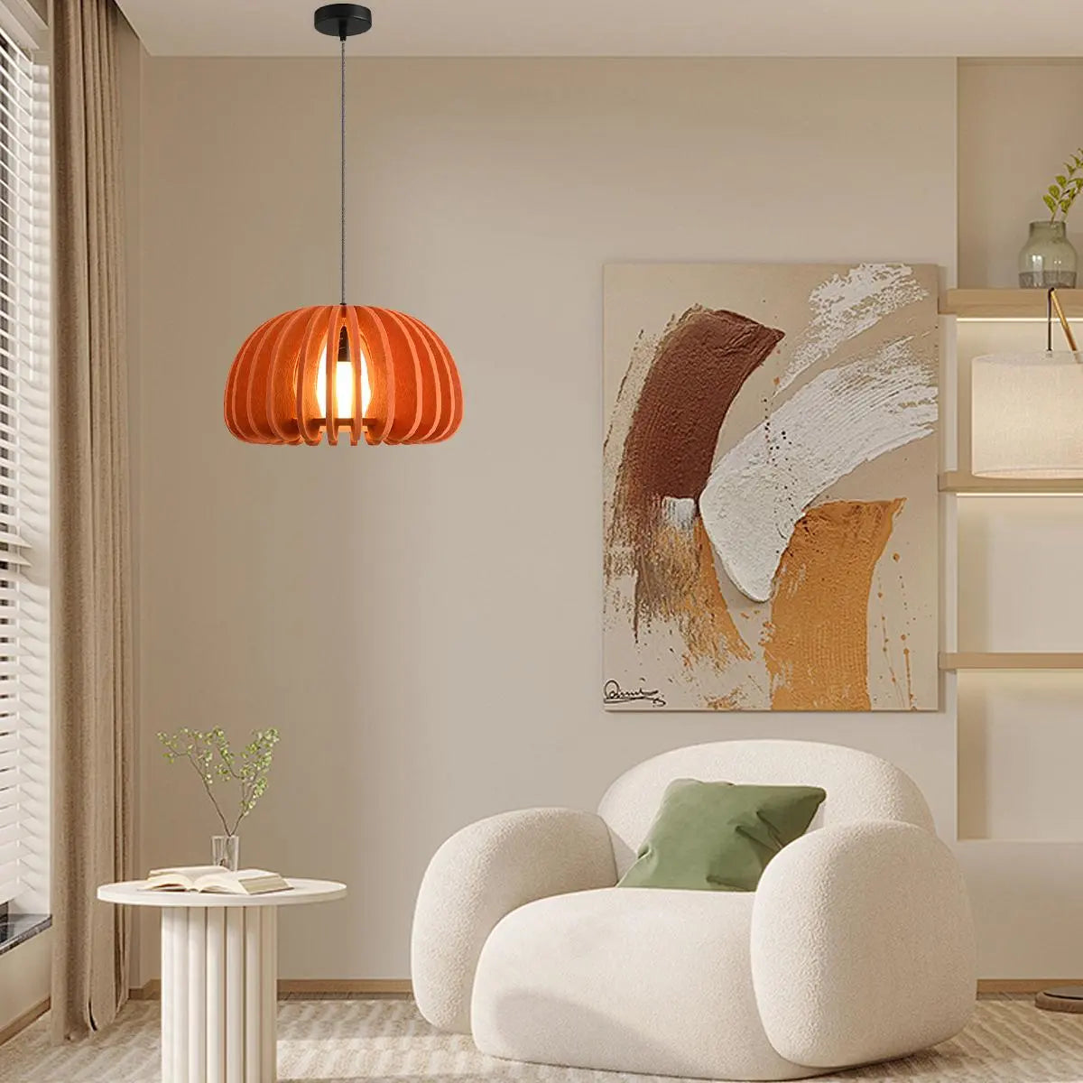 Feyran Half Circle Ball Birdcage Acoustic Pendant Light