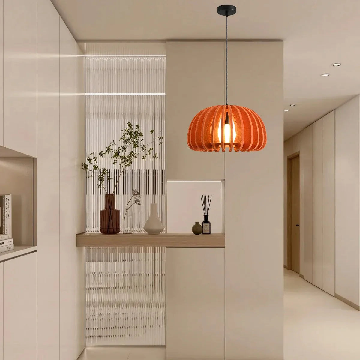 Feyran Half Circle Ball Birdcage Acoustic Pendant Light