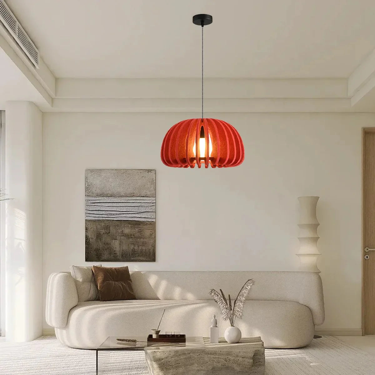 Feyran Half Circle Ball Birdcage Acoustic Pendant Light