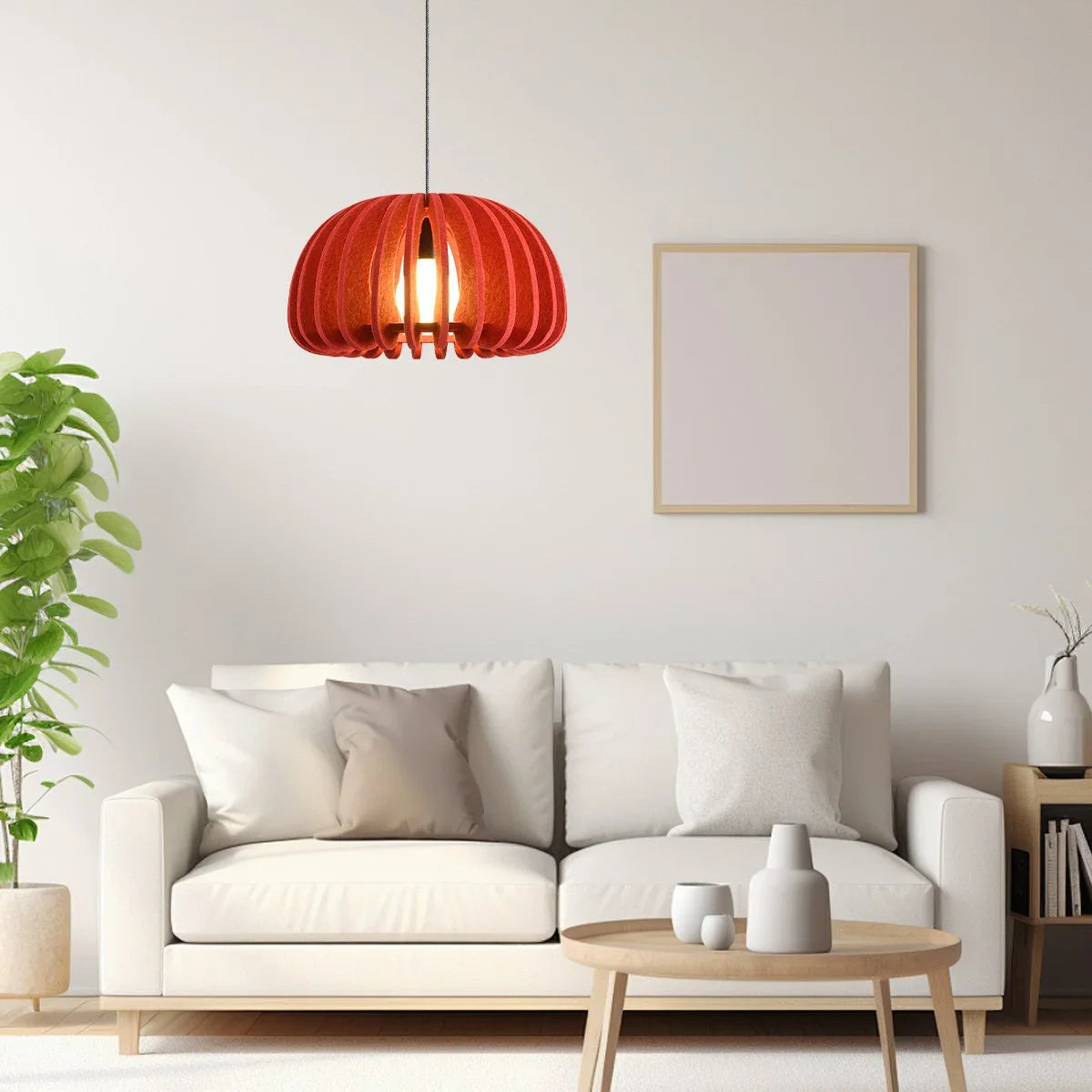 Feyran Half Circle Ball Birdcage Acoustic Pendant Light