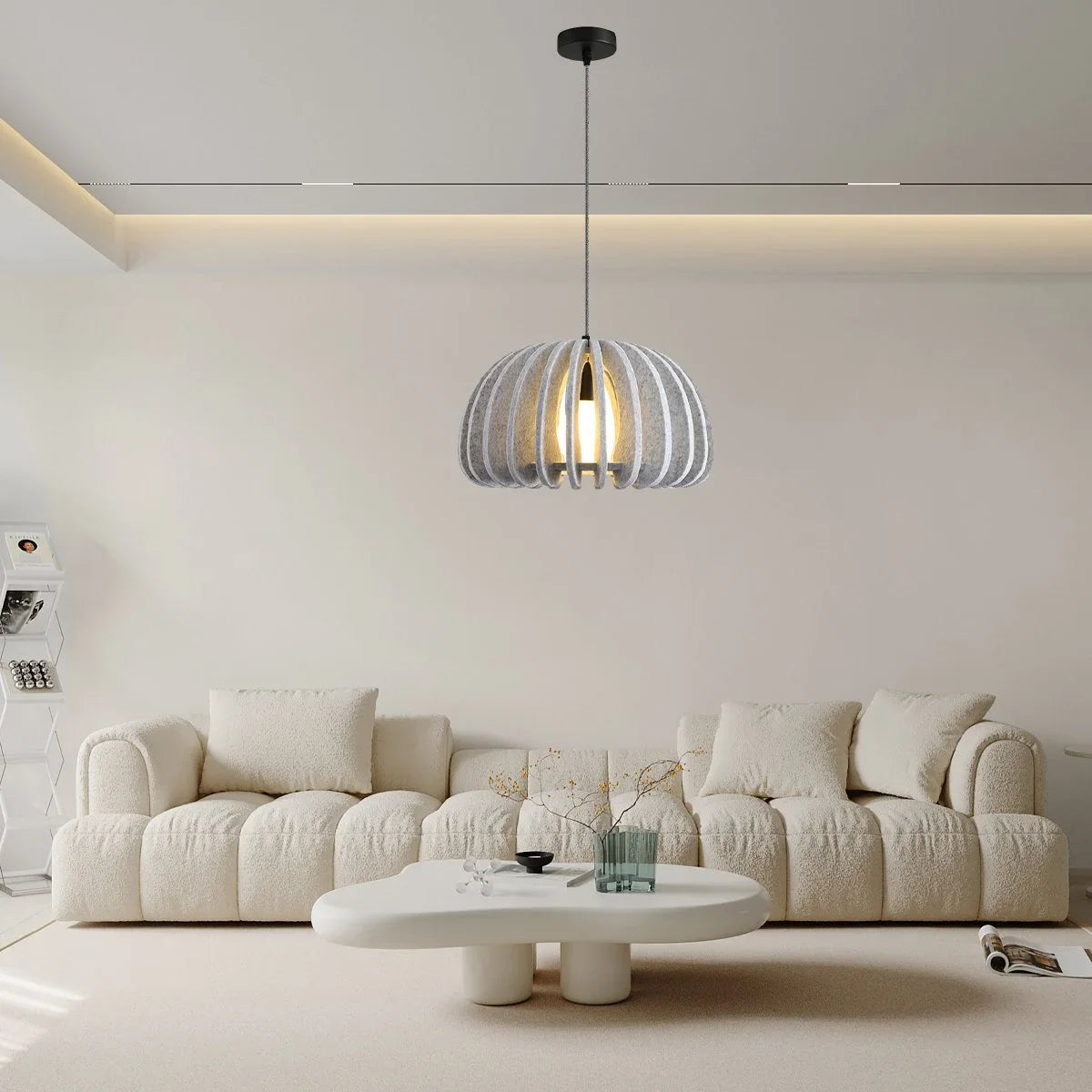 Feyran Half Circle Ball Birdcage Acoustic Pendant Light