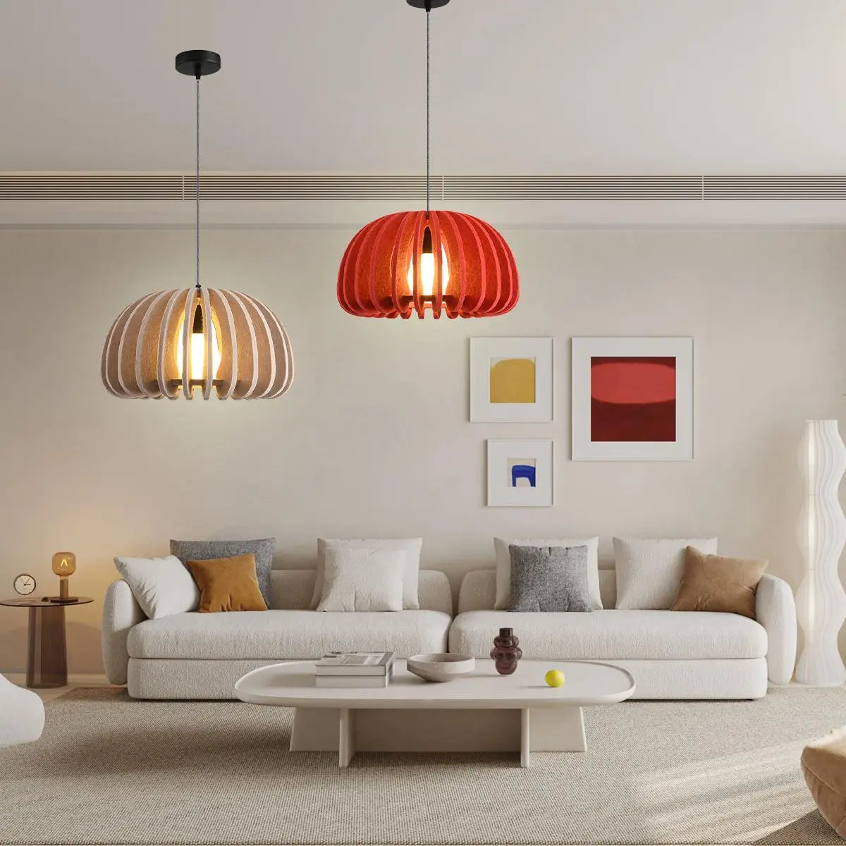 Feyran Half Circle Ball Birdcage Acoustic Pendant Light