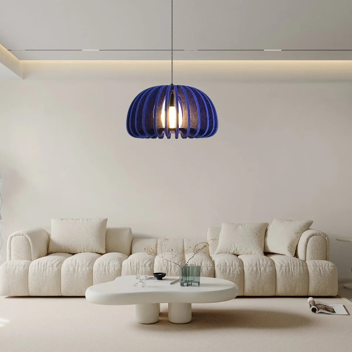 Feyran Half Circle Ball Birdcage Acoustic Pendant Light