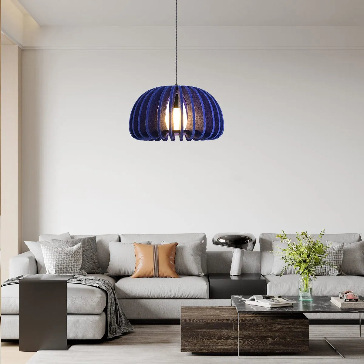 Feyran Half Circle Ball Birdcage Acoustic Pendant Light