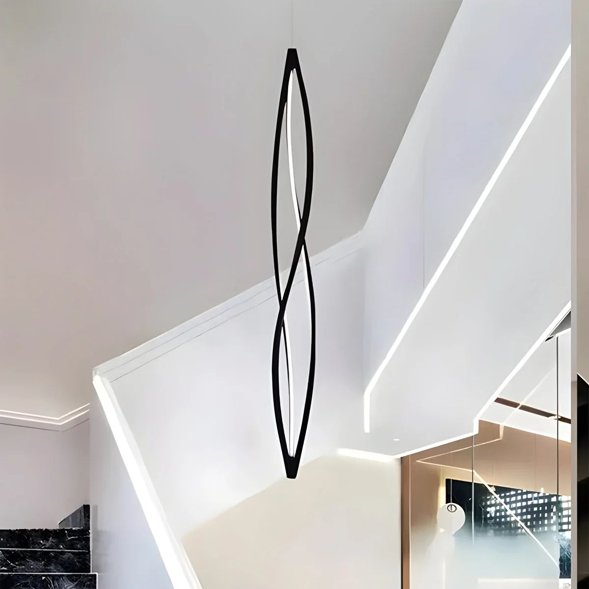 Feyran Helix Horizonta & Vertica Pendant Light