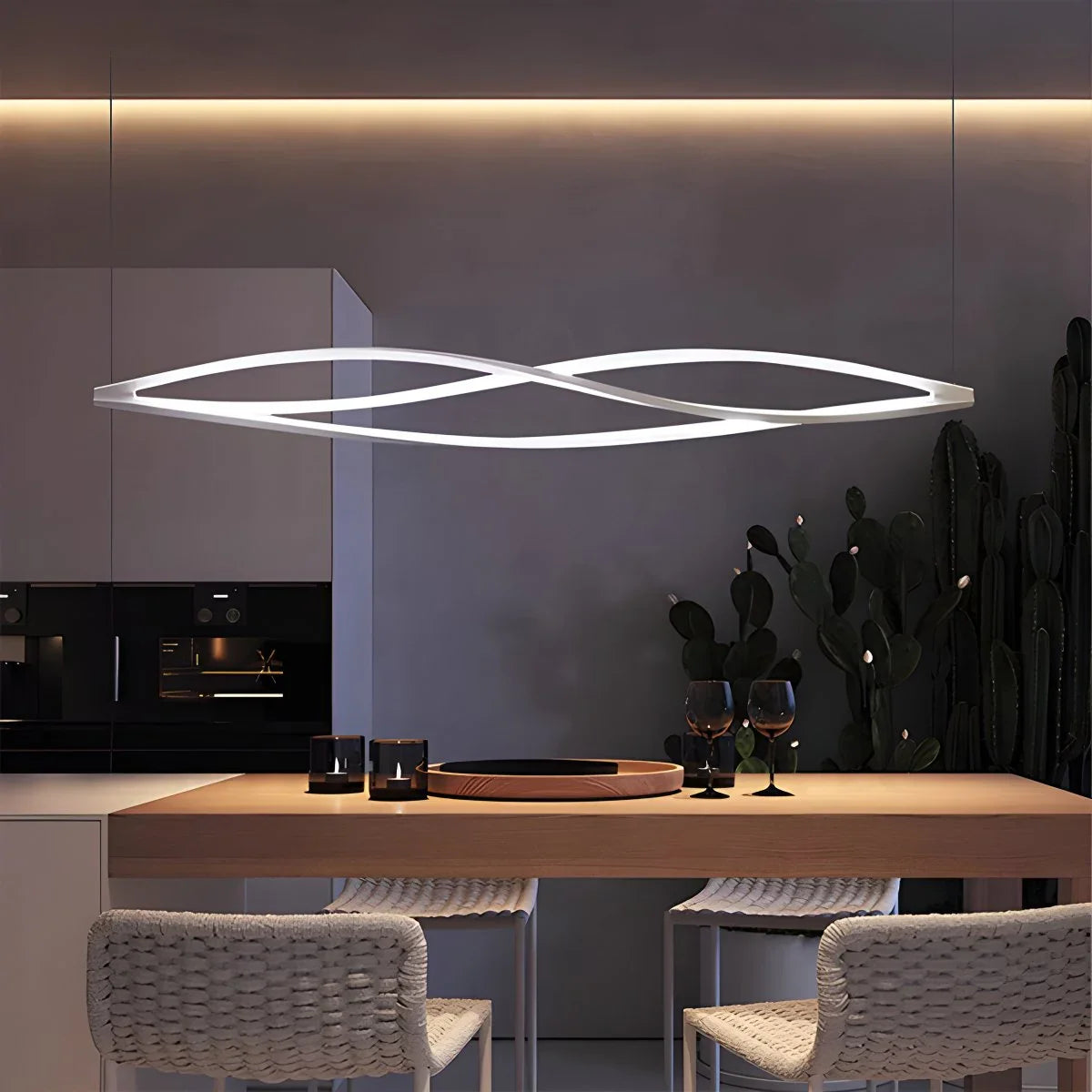Feyran Helix Horizonta & Vertica Pendant Light