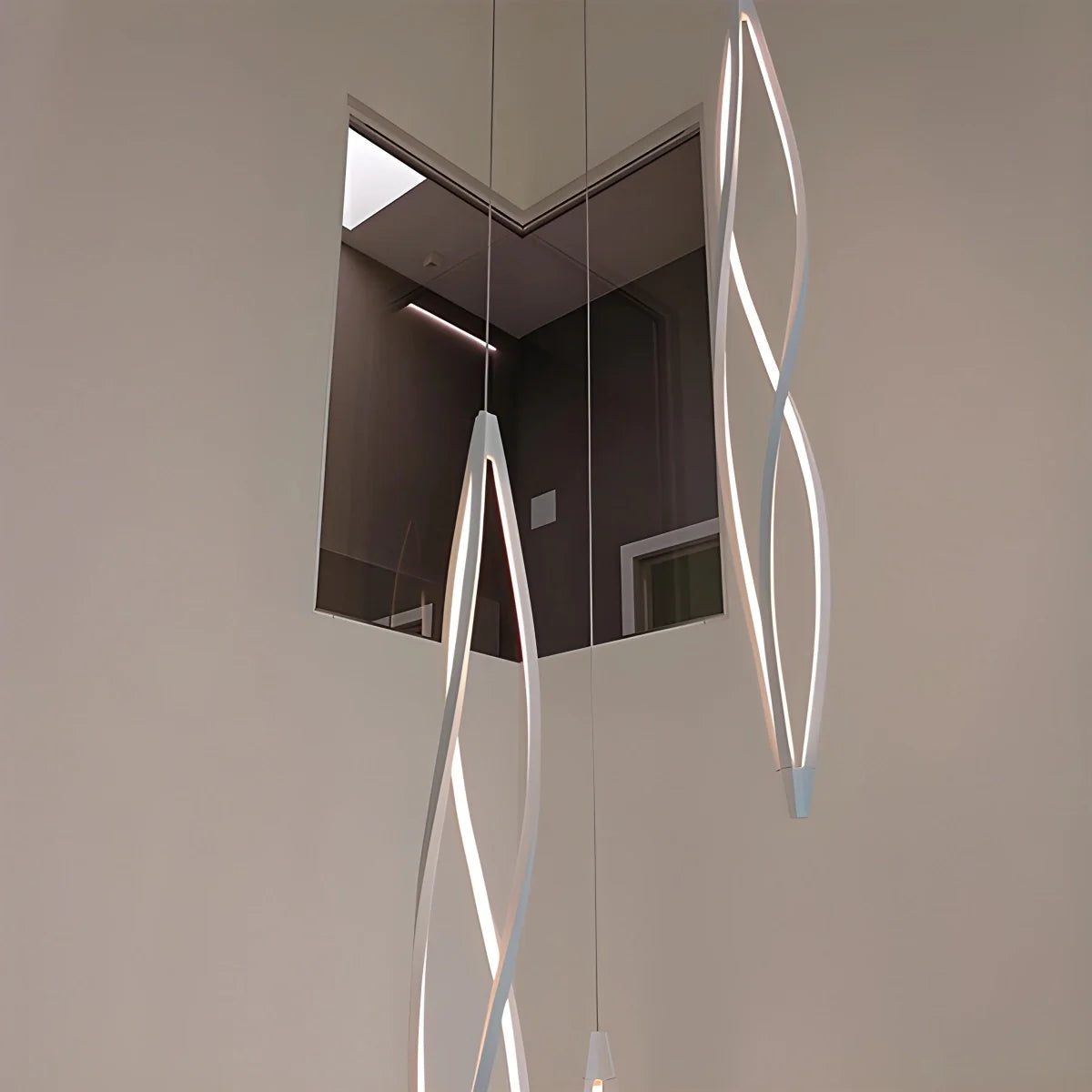 Feyran Helix Horizonta & Vertica Pendant Light