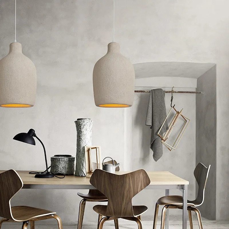 Feyran Simple Gypsum Pendant Lights for Dining Room