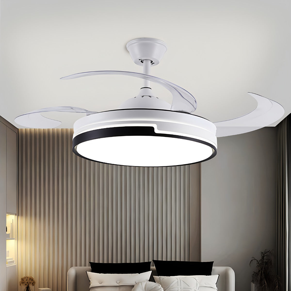 Feyran Remote Minimalist Hugger Ceiling Fan