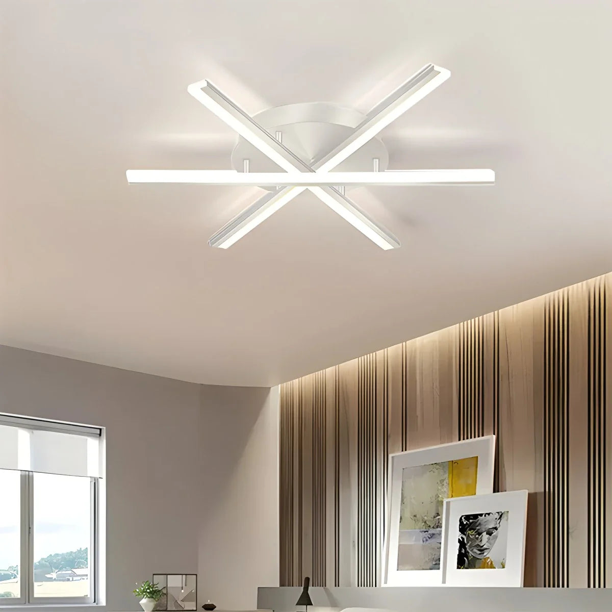 Feyran LED Strip Fan-Shaped Ceiling Lamp