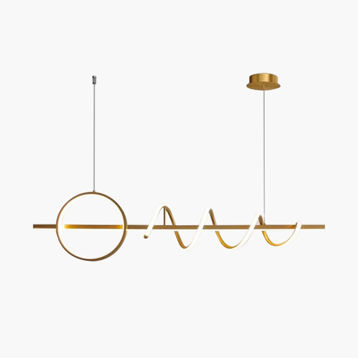 Feyran LED Minimalist Long Pendant Light for Kitchen Island