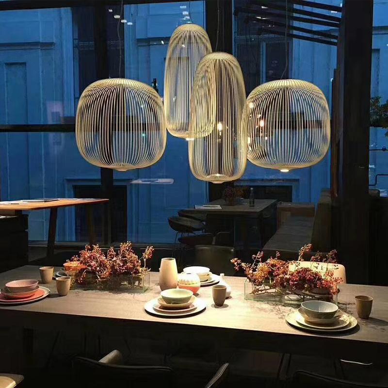 Feyran Foscarini Spokes Bird Cage Pendant Light
