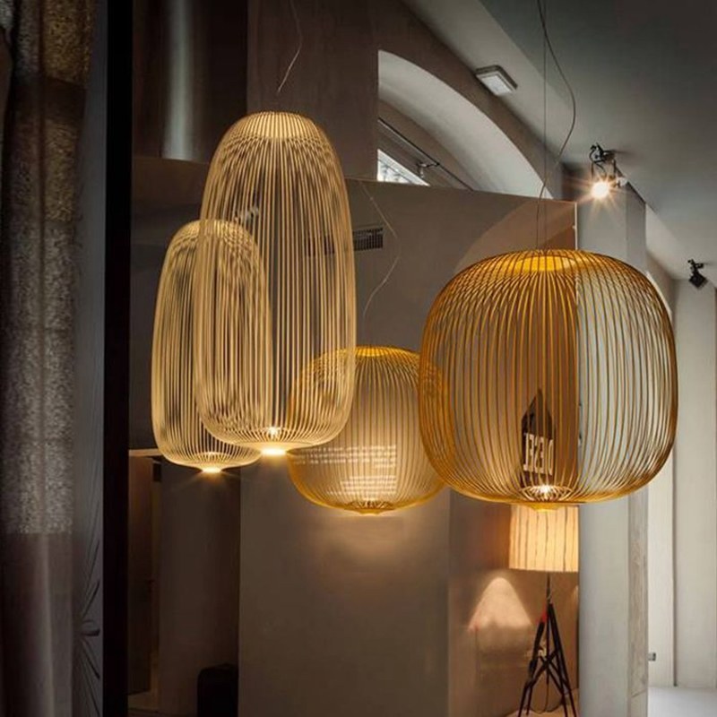 Feyran Foscarini Spokes Bird Cage Pendant Light